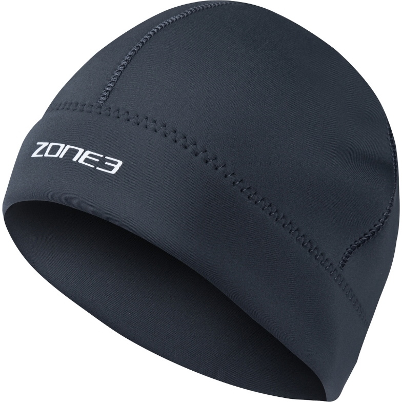 2026 ZONE3 Active -Flex 3mm Yulex Swim Beanie NA25UAFSB104 - Grey / Orange